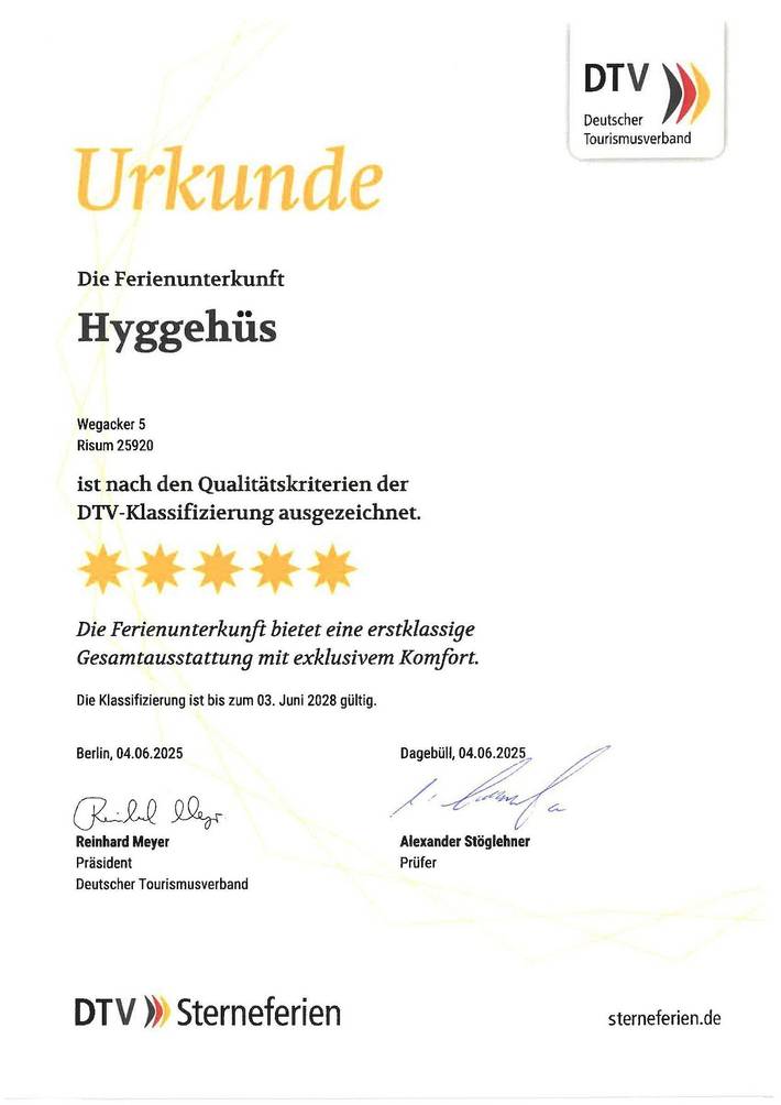 Ferienhaus Hyggehüs in Risum-Lindholm, Nordfriesland