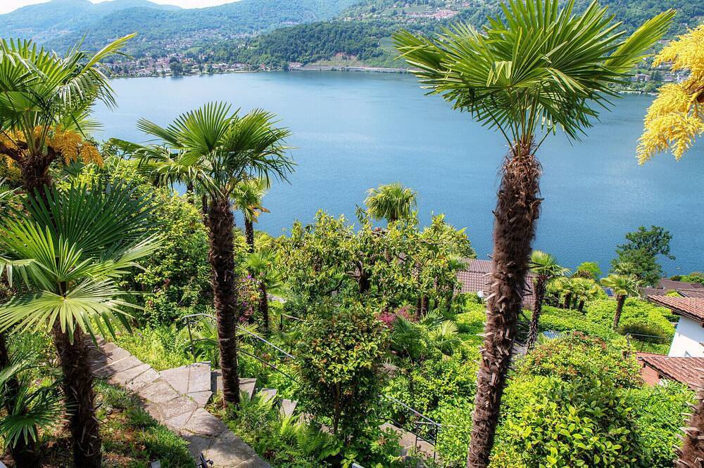 Ganze Wohnung, Studio-Apartment mit Terrasse mit Seeblick (La Palma 3) in Collina d'Oro, Luganersee