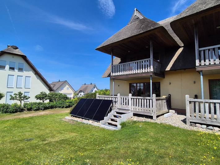 Ferienwohnung für 4 Personen, mit Balkon und Seeblick sowie Ausblick und Garten, kinderfreundlich in Loddin - 3