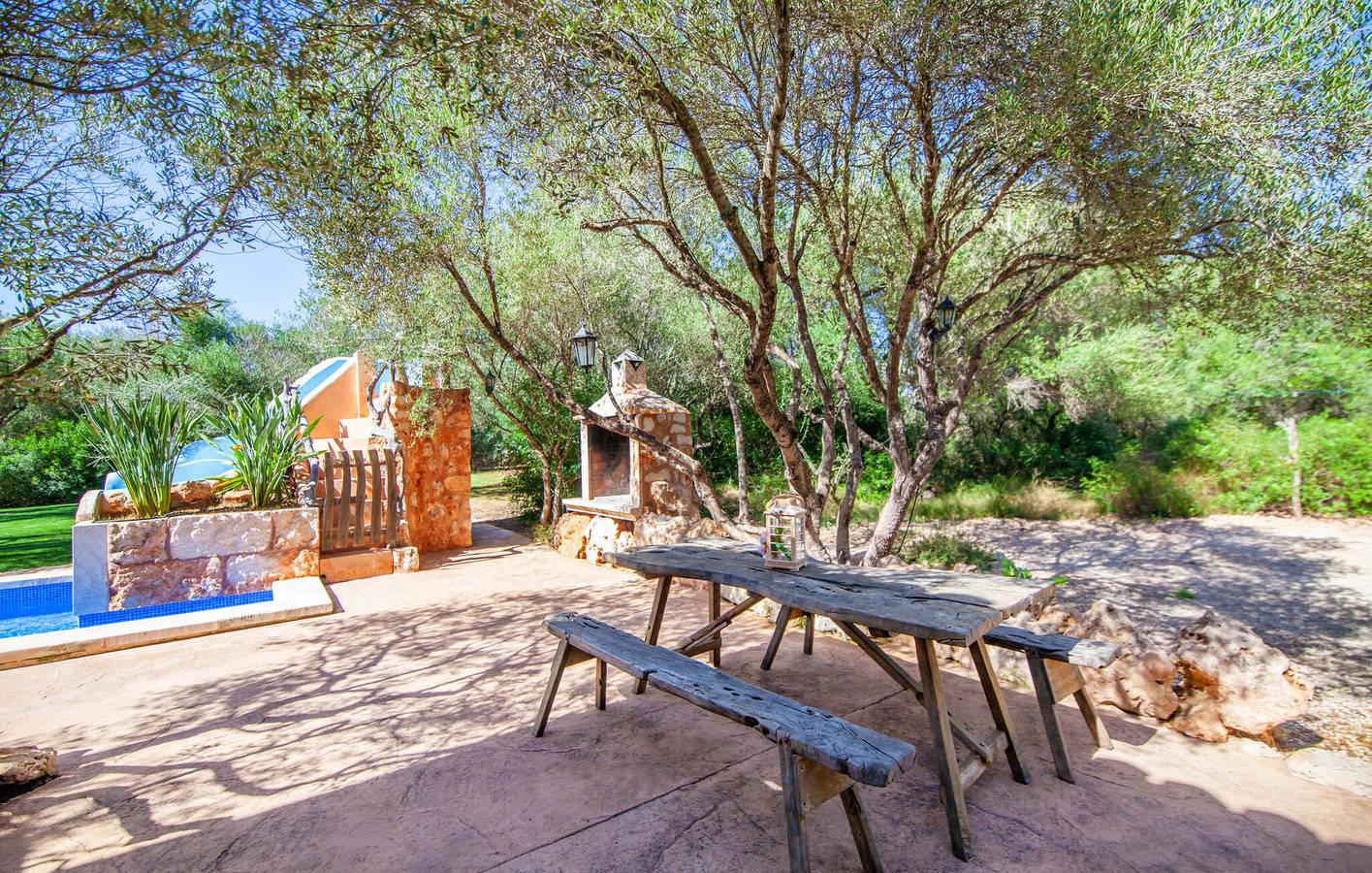 Gemütliches Apartment mit Pool, Küche & Klimaanlage | Kostenloses WiFi & Grill in Campos, Mallorca Süden