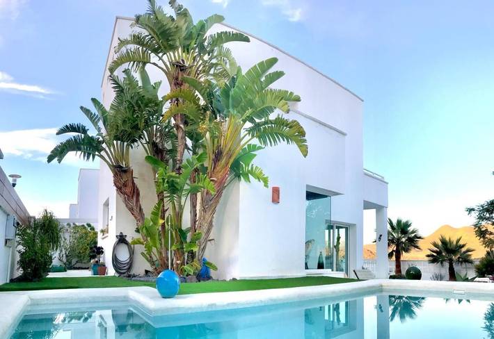 Holiday rental for 8 people, with Balcony and Terrace as well as Garden and Pool in San José (Almeria)