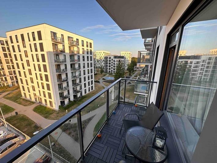 Apartament wakacyjny dla 3 osób, z taras i widok, zwierzęta dozwolone w Wilno