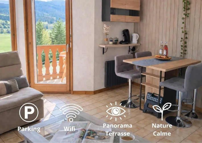 Ferienwohnung für 4 Personen, mit Ausblick und Terrasse - 1