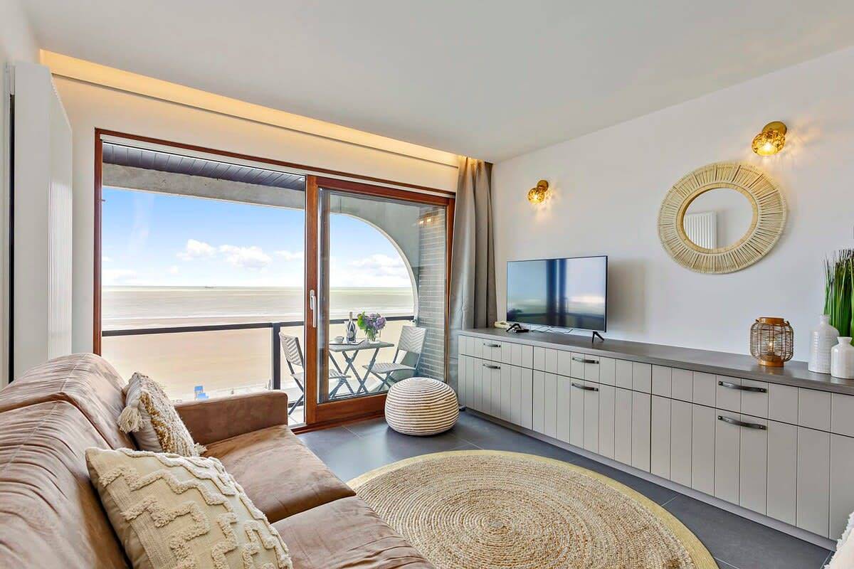 Gehele studio, Studio voor 4 personen met balkon/terras in Knokke-Heist, Belgische Kust
