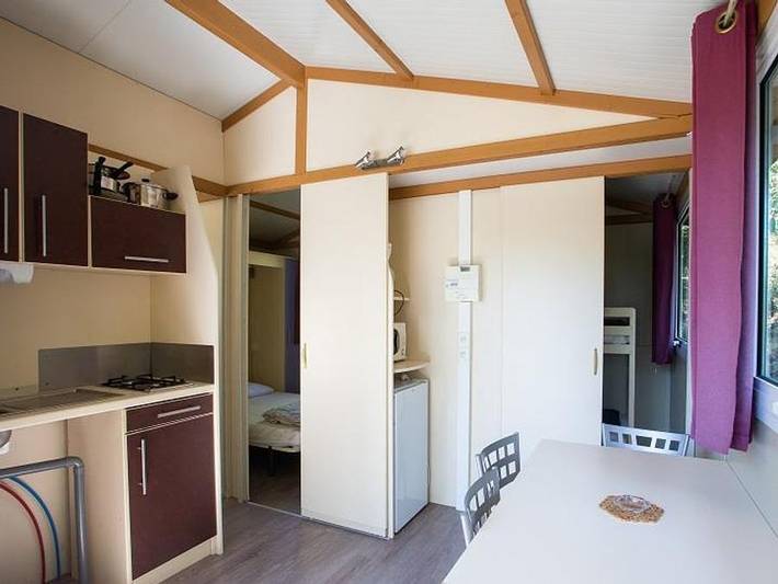 Camping Sites et Paysages - La Marette  - Chalet 4 personen - Nemo - Eiche in Joannas, Parc naturel régional des Monts d'Ardèche