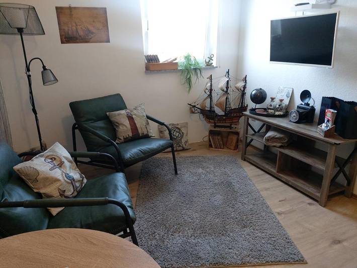 Ferienwohnung für 2 Personen, mit Terrasse und Garten sowie Ausblick
