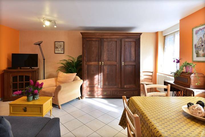 Gîte pour 4 personnes, avec jardin et terrasse, animaux acceptés dans L'Anneau du Rhin