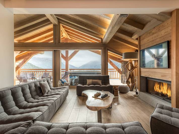 Chalet pour 14 personnes, avec sauna en Savoie
