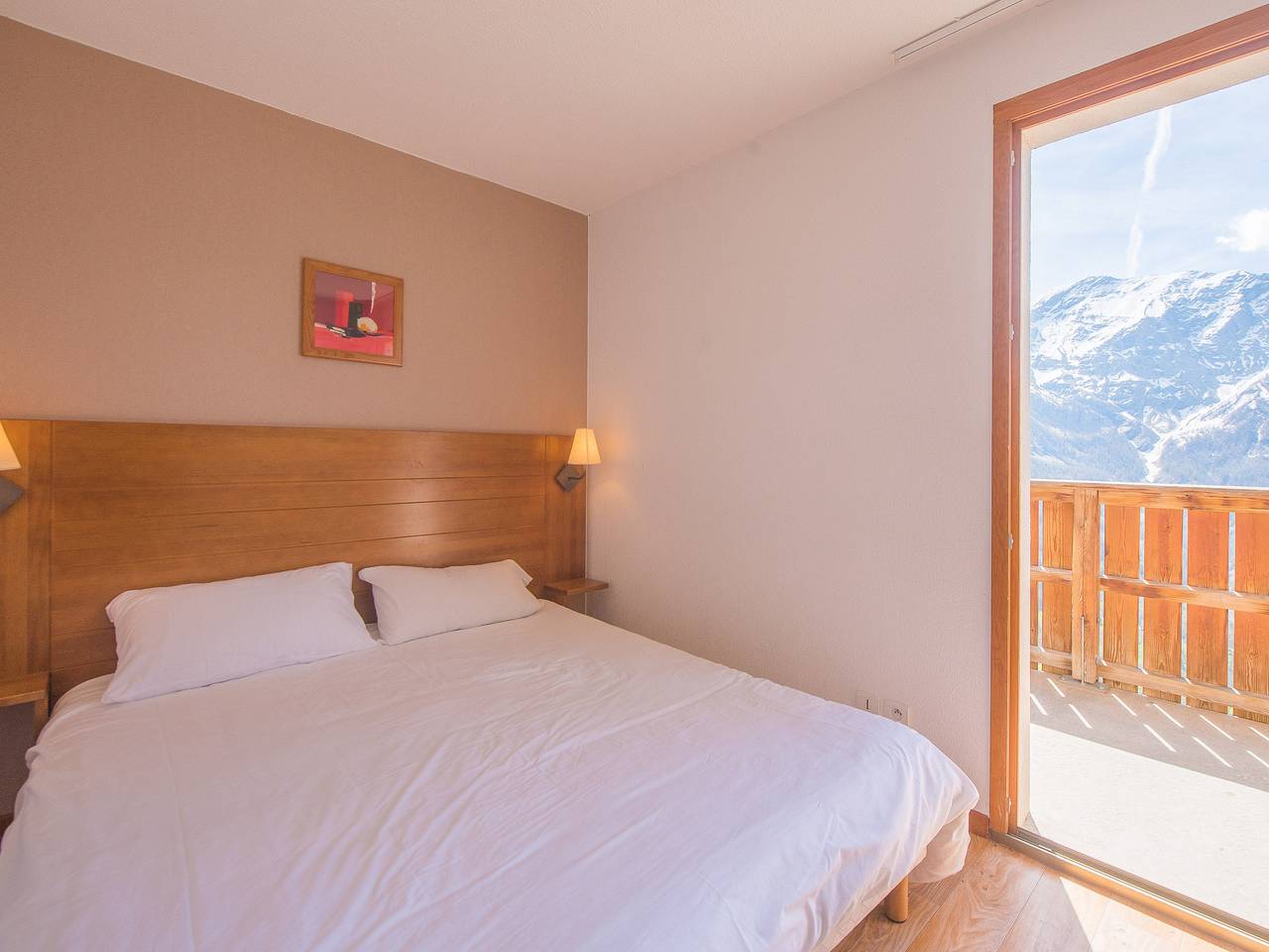 Appartement entier, Appartement de vacances pour 10 personnes avec balcon in Orcières, Parc national des Écrins