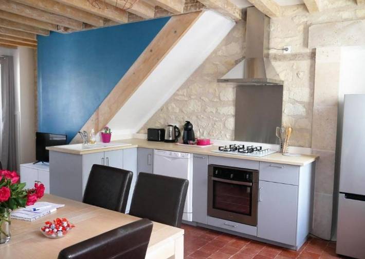 Gîte pour 7 personnes, avec balcon et jardin