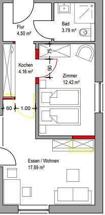 Ferienwohnung für 4 Personen, mit Sauna und Terrasse sowie Garten, mit Haustier in Esgrus