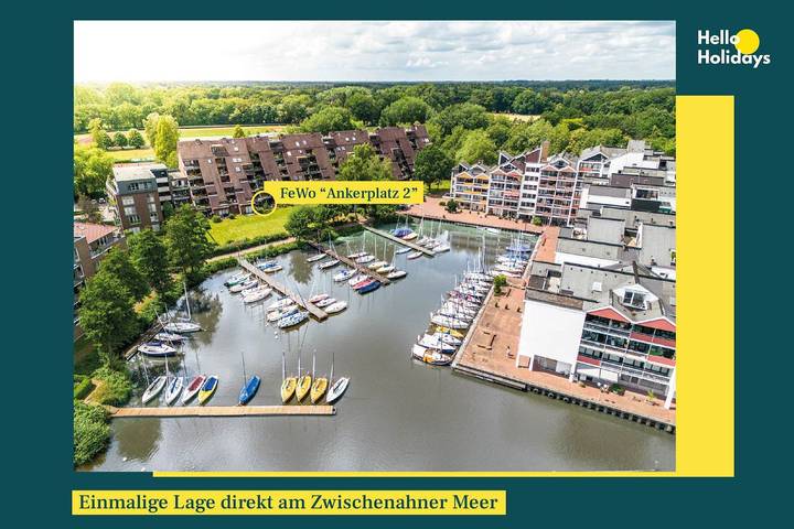 Ganze Wohnung, Ankerplatz 2 - Kompakte Gemütlichkeit mit Hafenblick in Zwischenahner Meer, Bad Zwischenahn