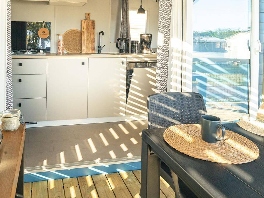 Camping Les Beaupins - Mobilheim 4 personen - Select Tv Lv Clim Plancha - 2 Schlafzimmer - 4 Personen in Saint-Denis-d'Oléron, Côte de Beauté