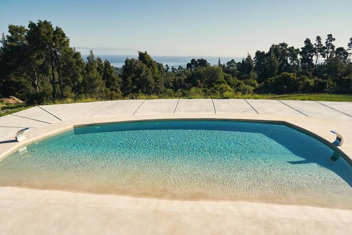Bungalow für 4 Personen, mit Garten und Ausblick sowie Pool in Chalkidiki - 3