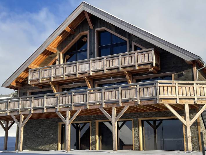 Chalet pour 14 personnes, avec terrasse