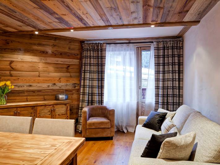 Gîte pour 5 personnes, avec balcon dans Courchevel 1850 - 2