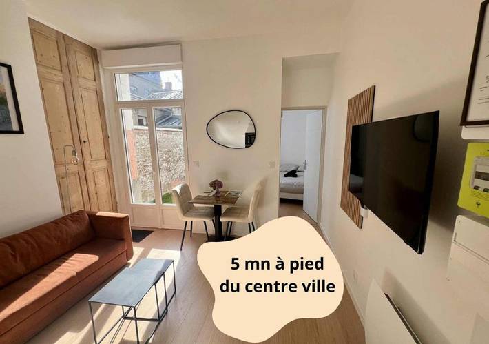 Appartement de vacances pour 3 personnes, avec jardin et terrasse
