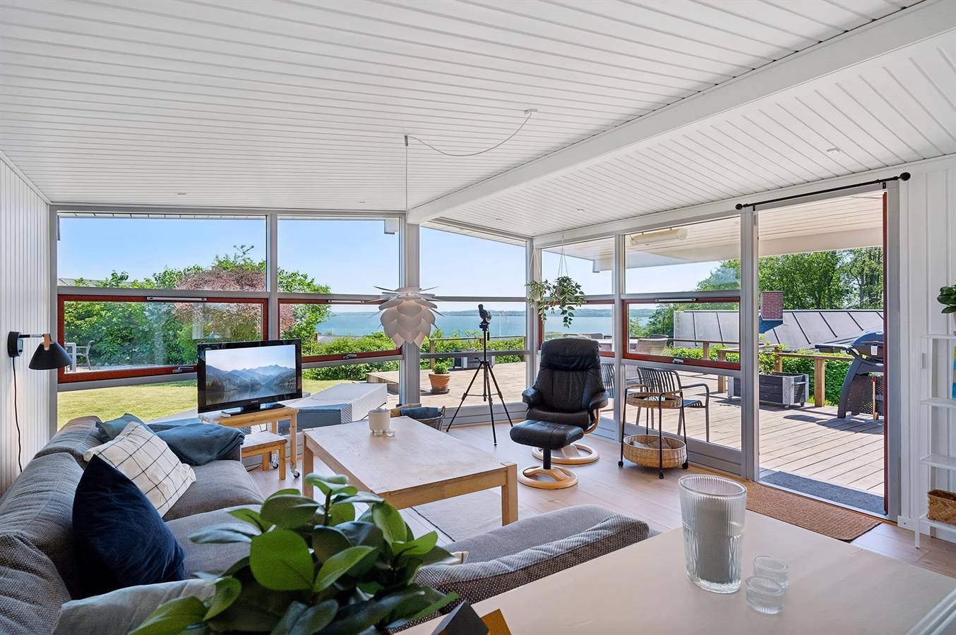 Home in Aabenraa with house sea view in Skarrev, Apenrade