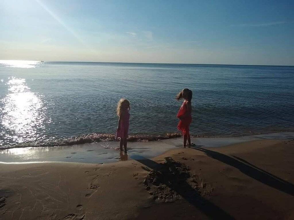 Flucht! Whirlpool, Feuerstelle, Strand, Herbstfarben, Weintouren, Strandstädte in Lake Michigan Beach, Berrien County