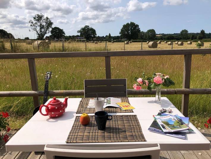 Gîte pour 2 personnes, avec Terrasse et Vue