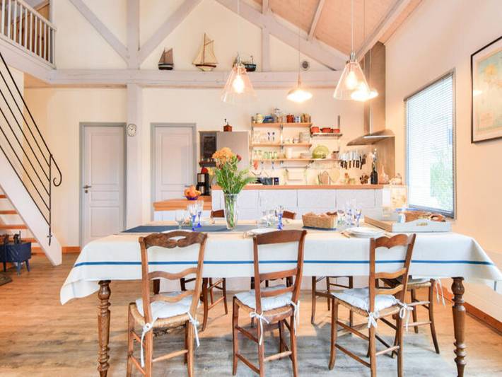 Appartement de vacances pour 6 personnes, avec jardin