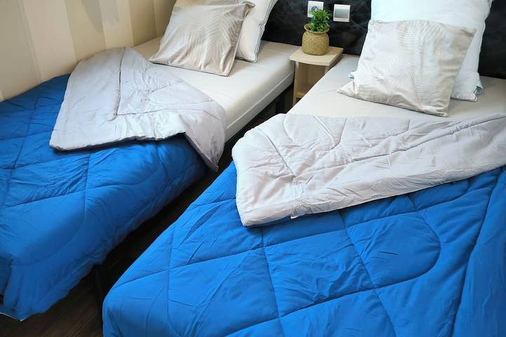Bungalow 6 pers sea view (Air conditioning + TV + Parking) in Le Portel, Boulogne-sur-Mer und Umgebung