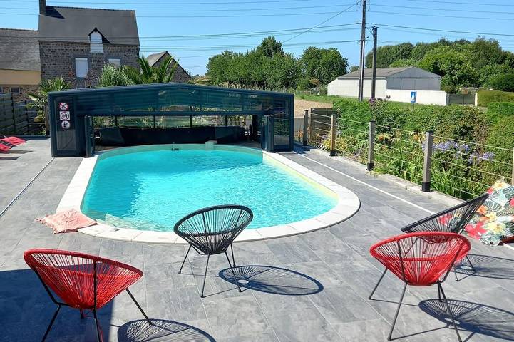 Location de vacances pour 10 personnes, avec jardin à La Fresnais - 4