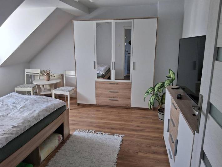 Ferienwohnung für 3 Personen, mit Garten