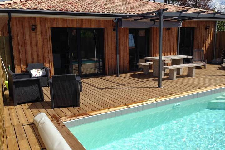 Maison de vacances pour 8 personnes, avec terrasse à Arès