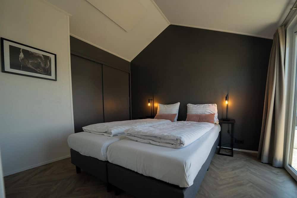 Chalet Casa Kampen mit Wassergrundstück, Steg und Zaun für 4 Personen in Kampen in Kampen, Veluwemeer