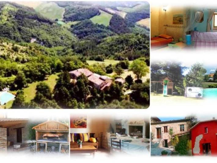 Casa vacanza per 12 persone, con piscina e terrazza nonché giardino a Urbino