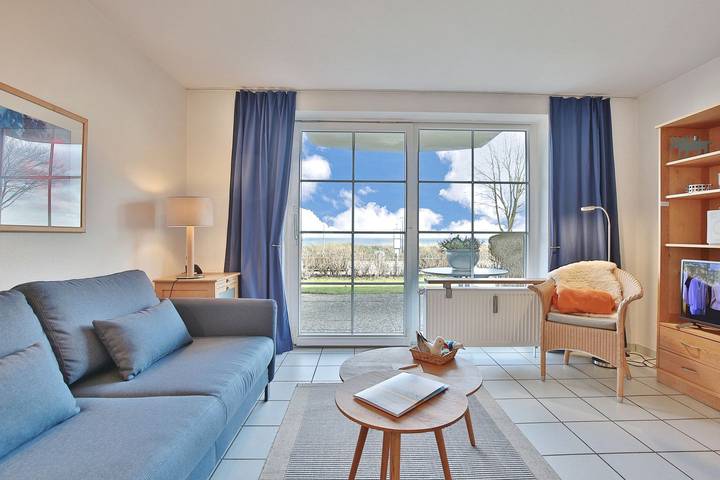 Ferienwohnung mit Meerblick für 3 Personen, mit Terrasse und Sauna