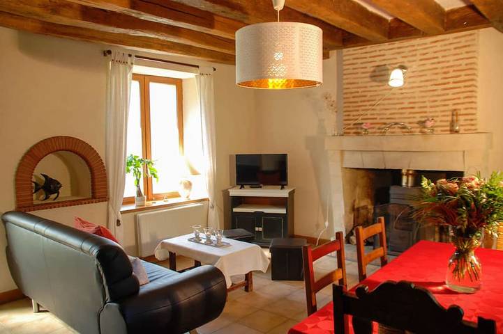Gîte pour 5 personnes, avec Balcon ainsi que Terrasse et Jardin