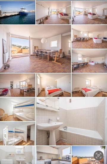 Gîte pour 6 personnes, avec vue et terrasse dans Archipel du Frioul