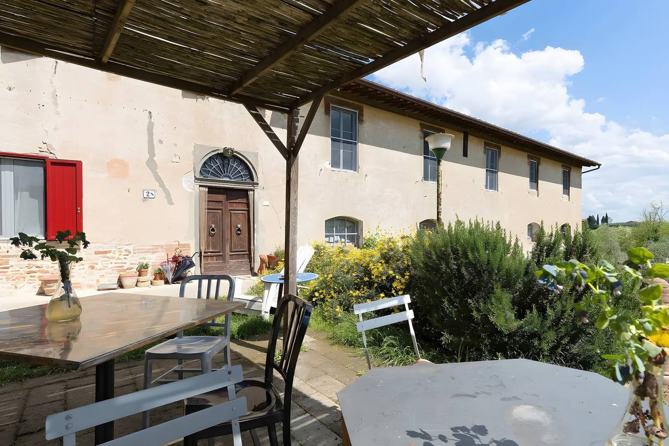 Pokój dla 4 osób z ogród in Gambassi Terme, Chianti