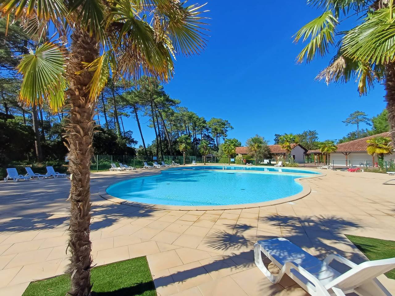 Casa acogedora 6 pers, terraza, residencia con piscina y parking cerca del mar in Ondres, Côte d’Argent