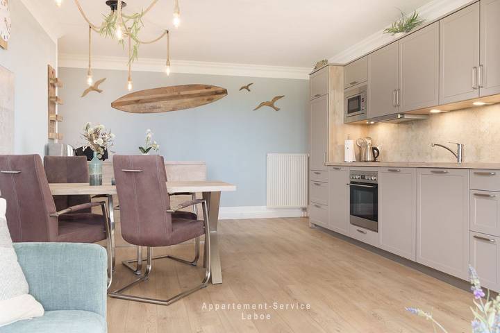 Ferienwohnung für 4 Personen, mit Balkon und Garten sowie Ausblick an der Kieler Bucht - 4