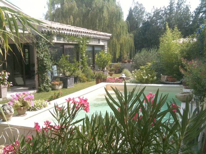 Appartement de vacances pour 2 personnes, avec Terrasse ainsi que Jardin et Piscine