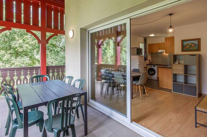 Appartement de vacances pour 6 personnes, avec jardin