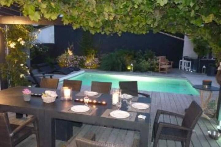 Ferienhaus für 10 Personen, mit Garten
