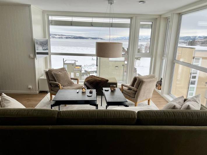 Villa für 5 Personen, mit Terrasse und Ausblick sowie Seeblick, mit Haustier in Norwegen - 4