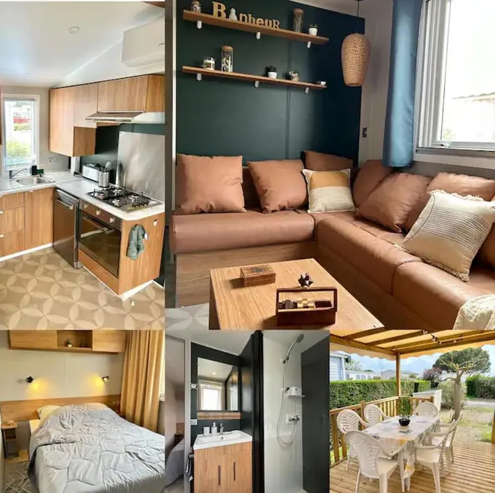 Camping para 8 personas, con sauna y piscina además de jardín y terraza - 1