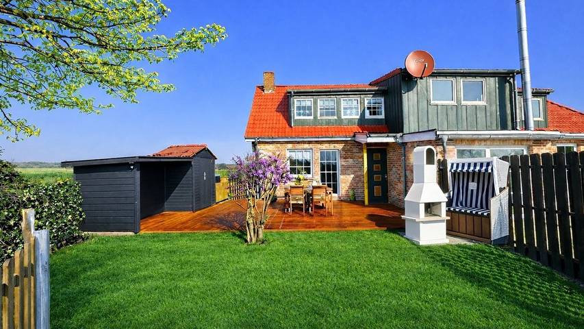 Ferienhaus für 2 Personen, mit Garten in Ostermarsch