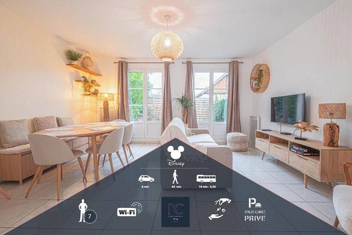 Apartamento de vacaciones para 7 personas, con jardín - 1