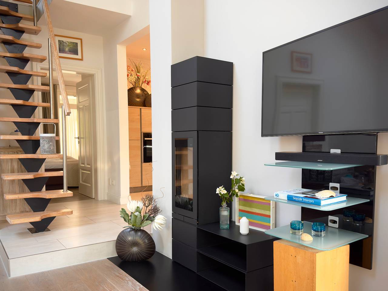 Ganze Wohnung, Apartment „Halbinsel Wittow“ mit Balkon und Wlan in Ostseebad Binz, Binz