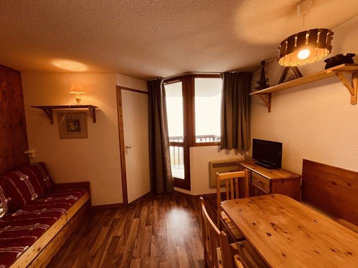Gîte pour 4 personnes, avec Balcon dans Station De Peisey Vallandry