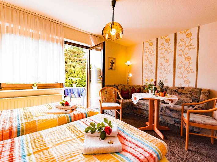 Ferienwohnung für 2 Personen, mit Seeblick und Garten, mit Haustier in Trassenheide