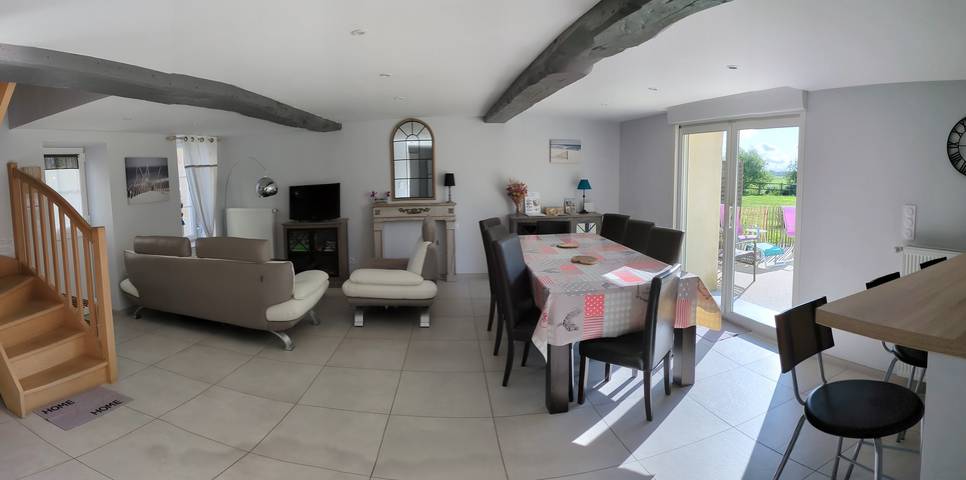 Location de vacances pour 8 personnes, avec Terrasse et Jardin à Varaville - 3