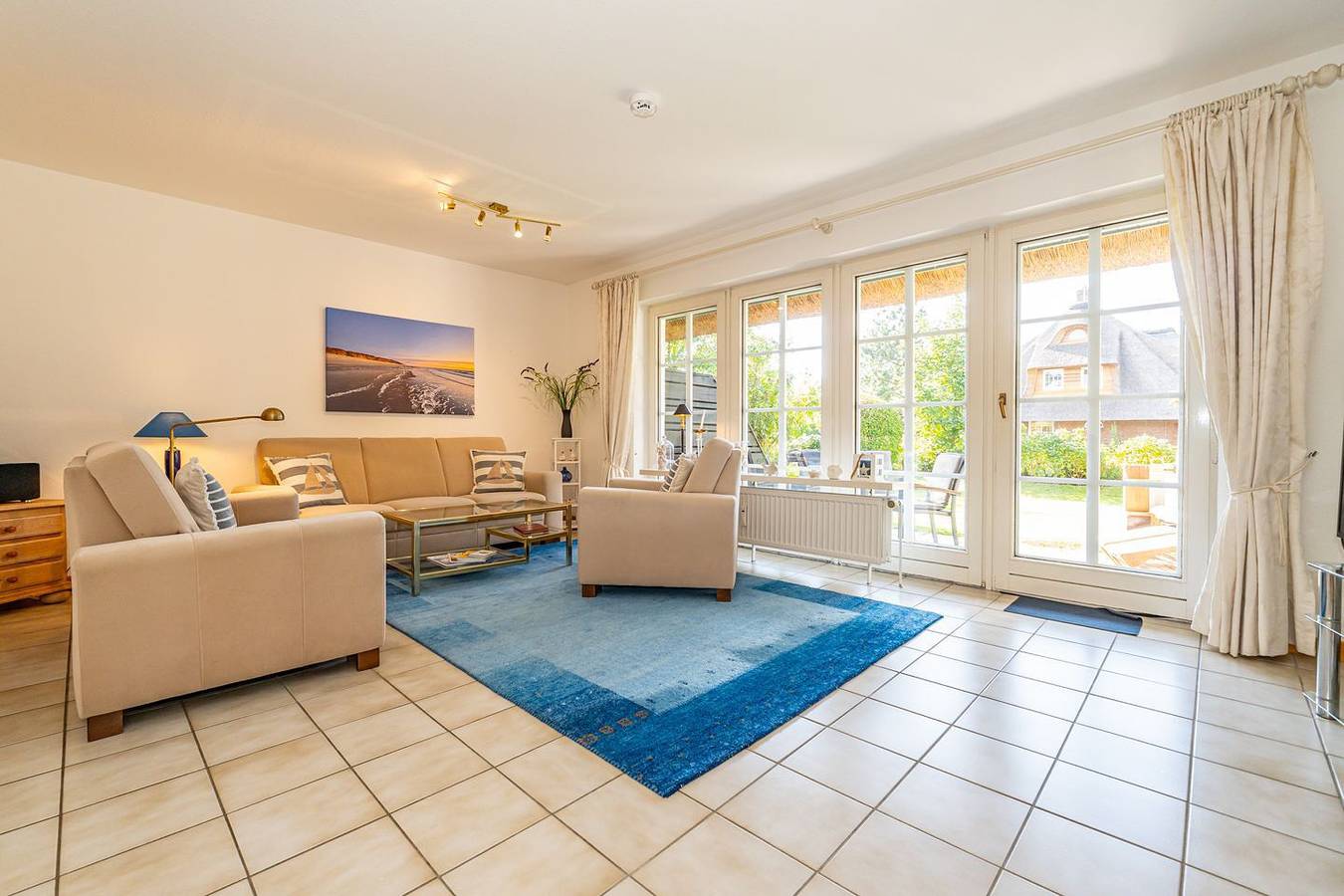 Ganze Wohnung, Großzügige Ferienwohnung Rüm hart auf Sylt mit Terrasse für max. 5 Personen. in Keitum, Sylt (Gemeinde)