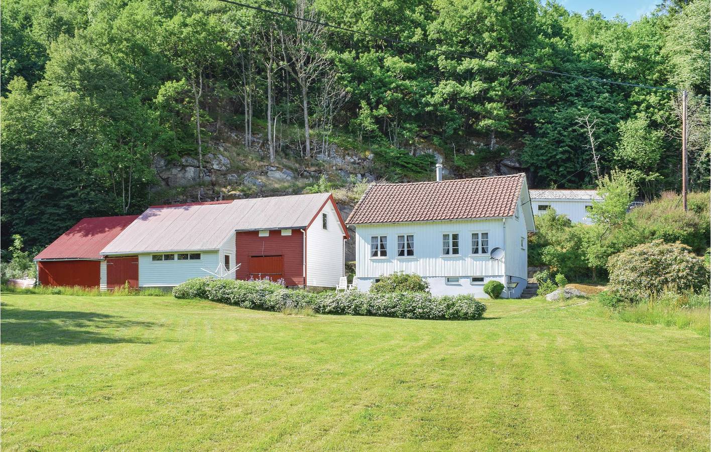 Ferienhaus für 5 Personen mit Garten in Farsund